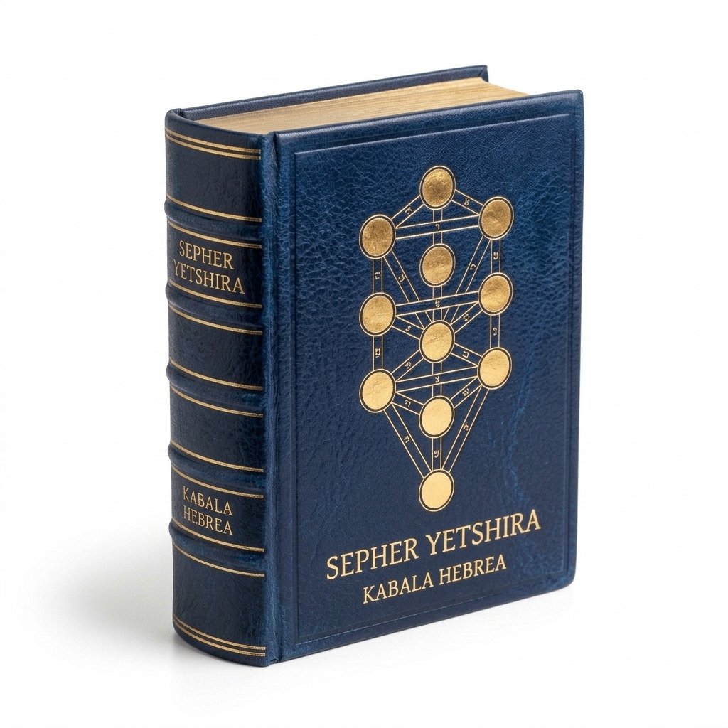 Portada de Sepher Yetshira (Cábala Hebrea)